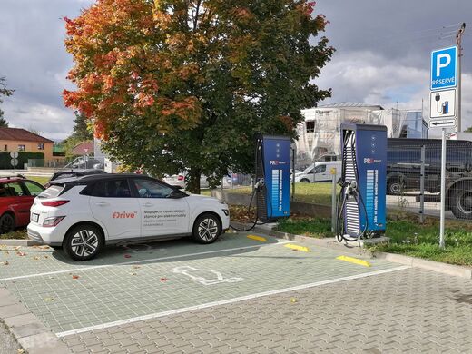PRE, České Budějovice - Litvínovice, ul. Pod Stromovkou, čerpací stanice OMV