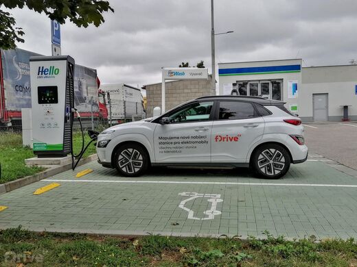 PRE, České Budějovice - Litvínovice, ul. Pod Stromovkou, čerpací stanice OMV