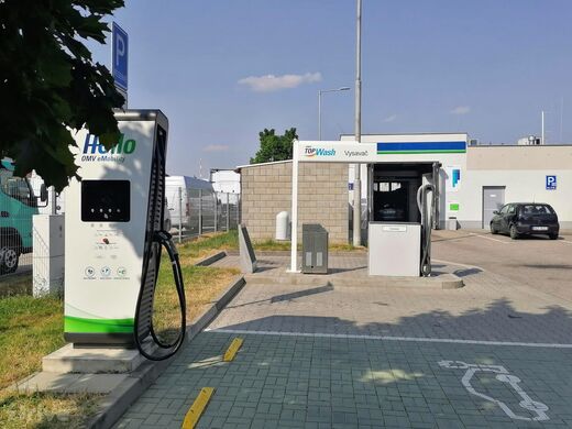 PRE, České Budějovice - Litvínovice, ul. Pod Stromovkou, čerpací stanice OMV