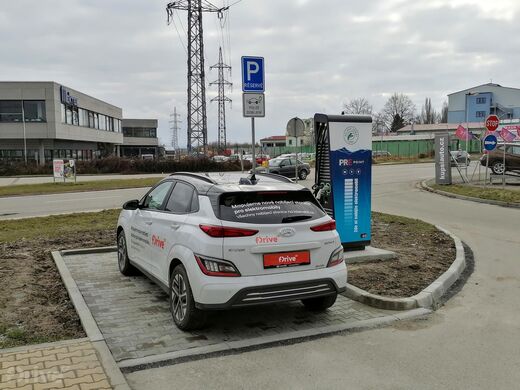 PRE, České Budějovice, Rudolfovská tř., čerpací stanice EuroOil,