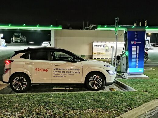 PRE, dálnice D1, 206.km směr Ostrava, odpočívka Rohlenka, čerpací stanice OMV