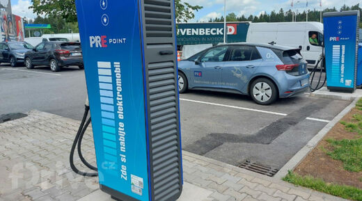 PRE, dálnice D1, 96. km. směr Ostrava, odpočívka Mikulášov, č.s. OMV