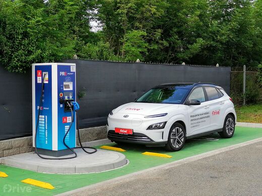 PRE, dálnice D13, průtah městem Most směr Chomutov, čerpací stanice Benzina