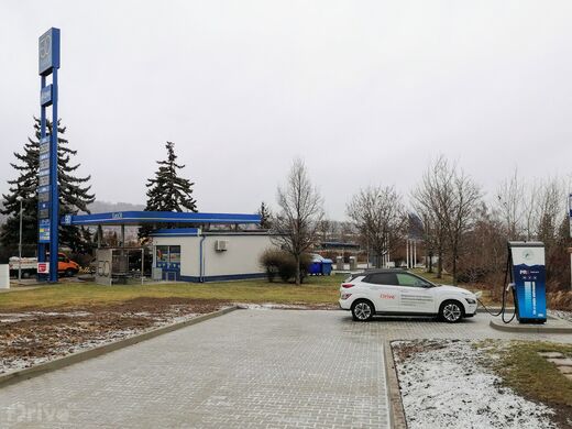 PRE, dálnice D4, 19. km směr Praha, odpočívka Mníšek pod Brdy, čs EuroOil