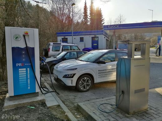 PRE, Děčín, Teplická ul., čerpací stanice EuroOil