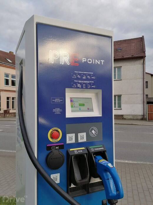 PRE, Havlíčkův Brod, Humpolecká ul., čerpací stanice OMV,