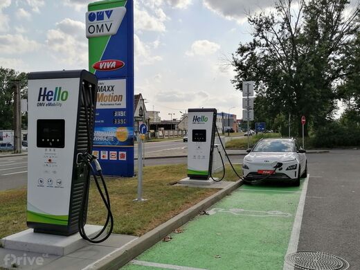 PRE, Hodonín, Velkomoravská ul., čerpací stanice OMV