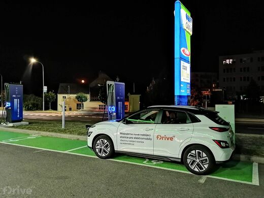 PRE, Hodonín, Velkomoravská ul., čerpací stanice OMV