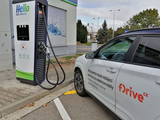 PRE, Hradec Králové, Pilnáčkova ul., čerpací stanice OMV