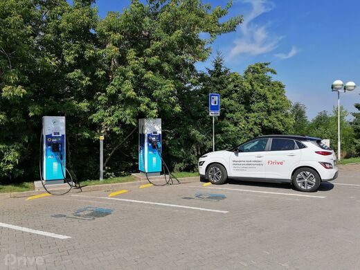 PRE, Jičín, obchvat silnice č.35, čerpací stanice EuroOil