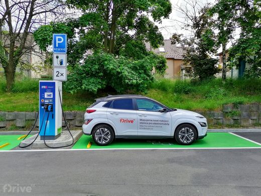 PRE, Kladno, Křižíkova ul., čerpací stanice OMV,