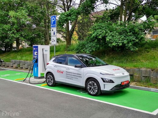 PRE, Kladno, Křižíkova ul., čerpací stanice OMV,