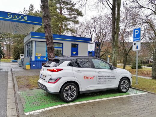 PRE, Lázně Bělohrad - Horní Nová Ves, čerpací stanice EuroOil