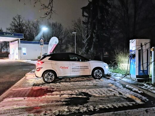 PRE, Louny, Rybalkova ul., čerpací stanice EuroOil