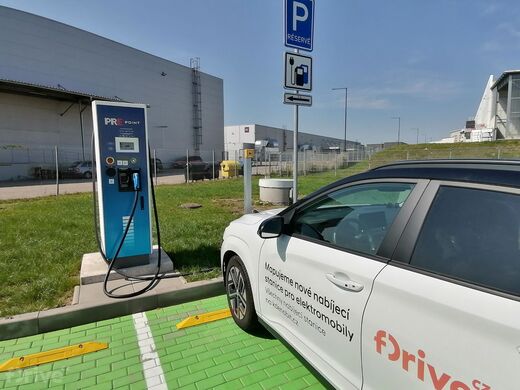 PRE, Modřice, Brněnská ul. (směr Rakousko), čerpací stanice OMV