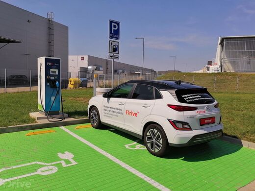 PRE, Modřice, Brněnská ul. (směr Rakousko), čerpací stanice OMV