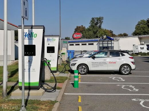 PRE, Moravská Třebová, Dvorní ul., čerpací stanice OMV