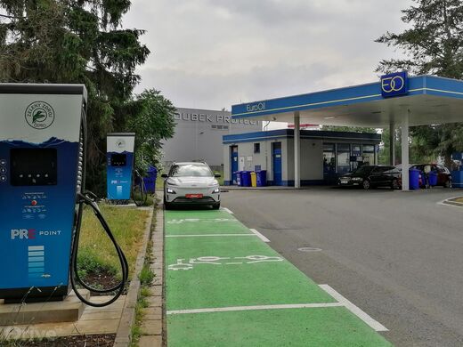 PRE, Pardubice - Černá za Bory, Průmyslová ul.,čerpací stanice EuroOil