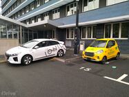 PRE, Praha 10 - Vršovice, ul. Na Hroudě, stará budova PRE, chytrá lampa SMIGHT