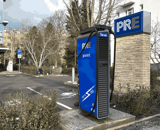 PRE, Praha 10, ul. Na Hroudě, budova ústředí PRE