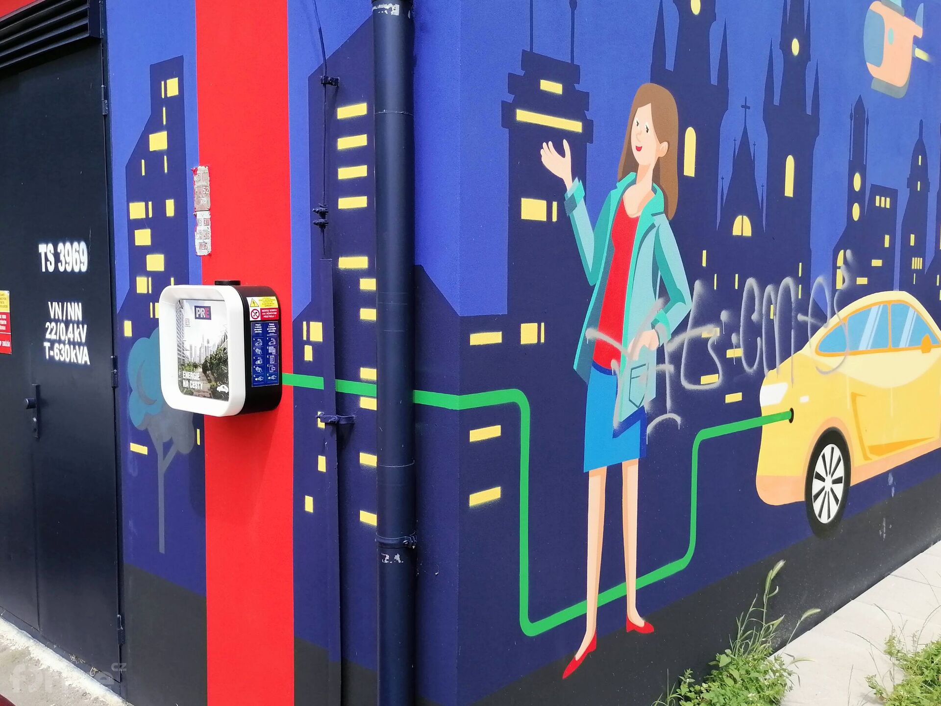 PRE, Praha 15 - Petrovice, Rezlerova ul., trafostanice TS 3969