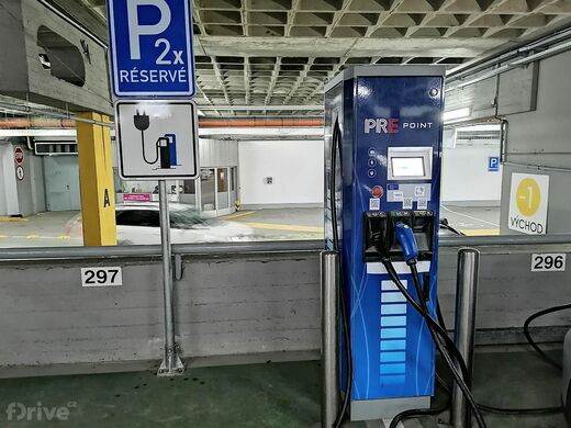 PRE, Praha 4 - Budějovická ul., OC DBK (vnitřní parkoviště)