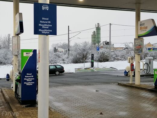PRE, Přeštice, Hlávkova ul., čerpací stanice OMV