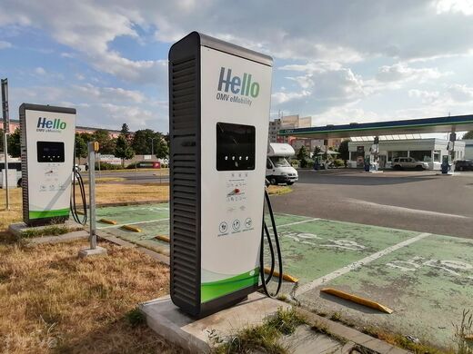 PRE, Prostějov, Plumlovská ul., čerpací stanice OMV,