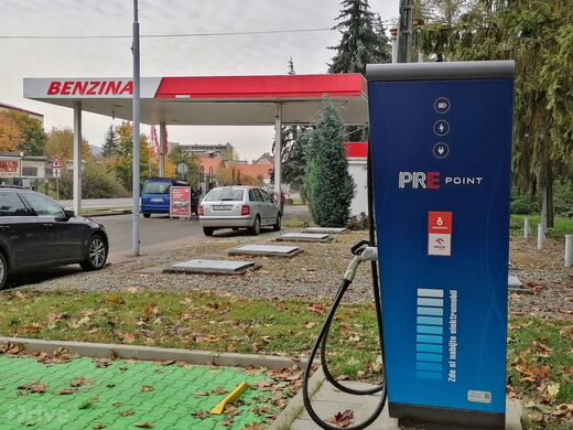 PRE, Úštěk, čerpací stanice Benzina ORLEN