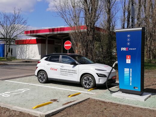 PRE, Ústí nad Labem, ul. Hrbovická, čerpací stanice Benzina
