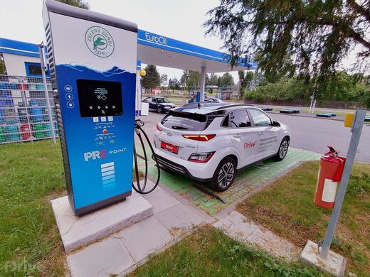 PRE, Vítkov, Komenského ul., čerpací stanice EuroOil