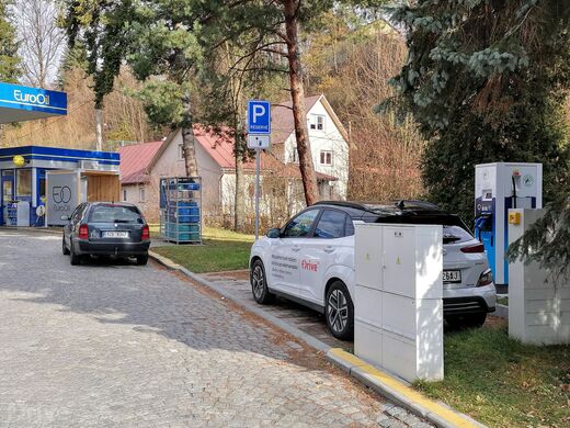 PRE, Vsetín, ul. Dolní Jasenka, čerpací stanice EuroOil