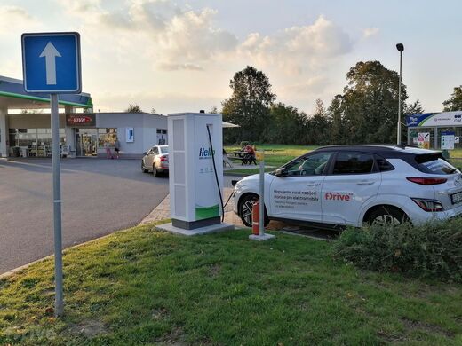 PRE, Vyškov, Brněnská ul., čerpací stanice OMV