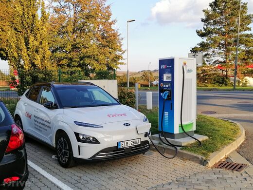 PRE, Vyškov, Brněnská ul., čerpací stanice OMV
