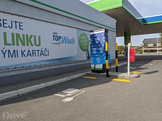 PRE, Zlín, tř. Tomáše Bati, čerpací stanice OMV