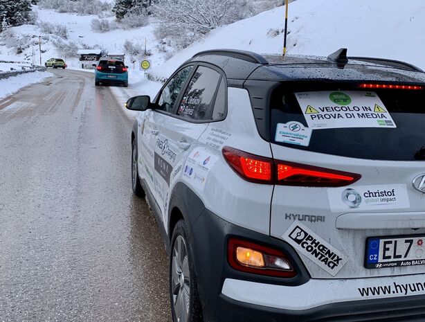 Před startem do jedné z Regularity Stage v sobotu