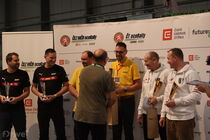 Předávání pohárů v hodnocení spotřeby