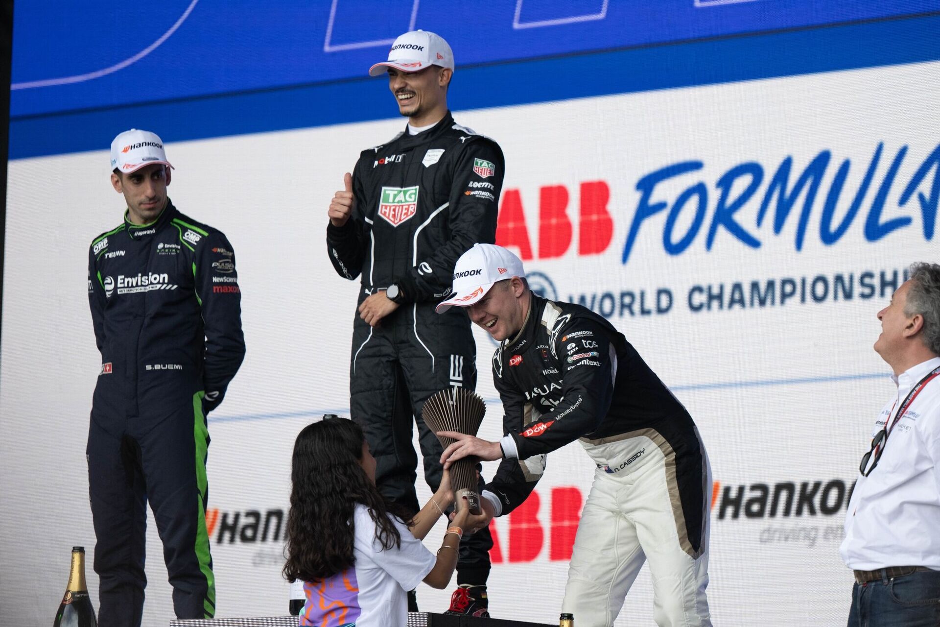 Předávání trofejí, ePrix Mexiko 2024