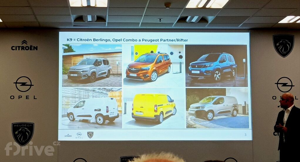 prezentace elektrických dodávek koncernu Stellantis