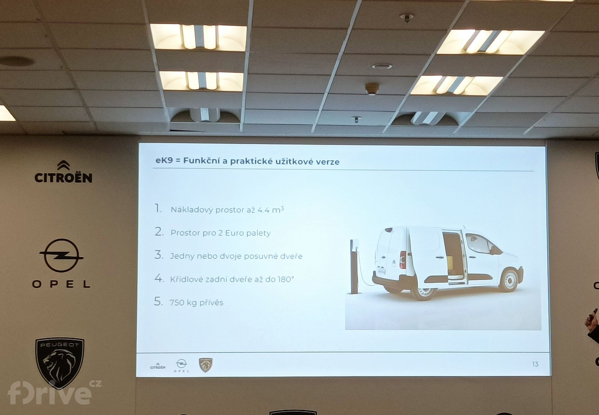 prezentace elektrických dodávek koncernu Stellantis