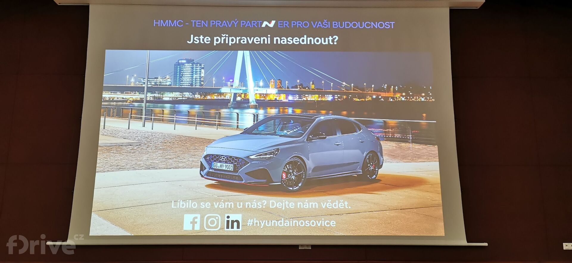 Prezentace o továrně Hyundai v Nošovicích