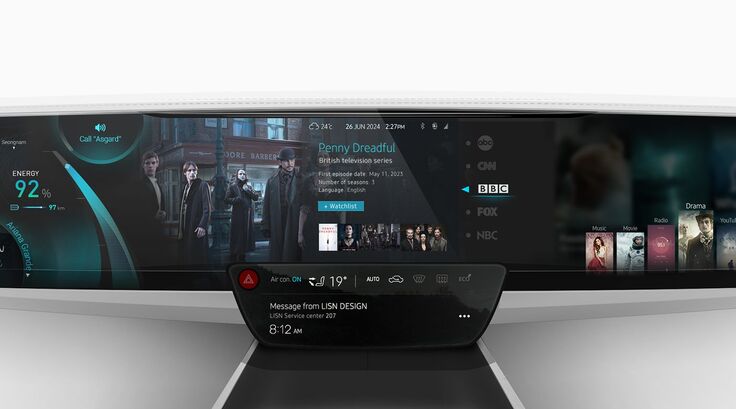 Přístrojová deska MIRi UX