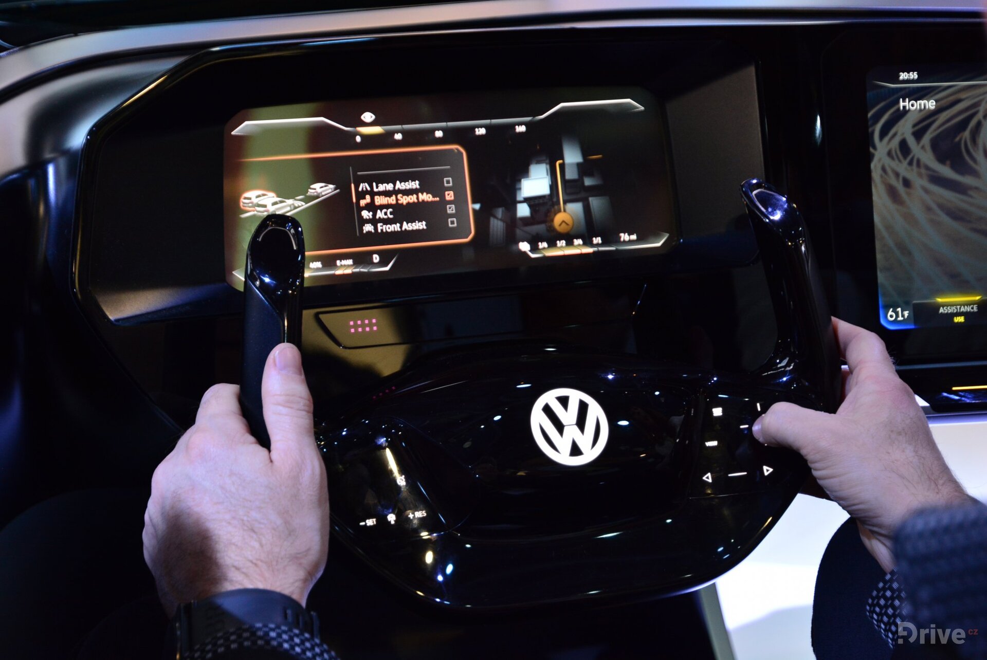 Přístrojová deska Volkswagenu budoucnosti