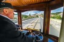 Průvod historických tramvají Praha