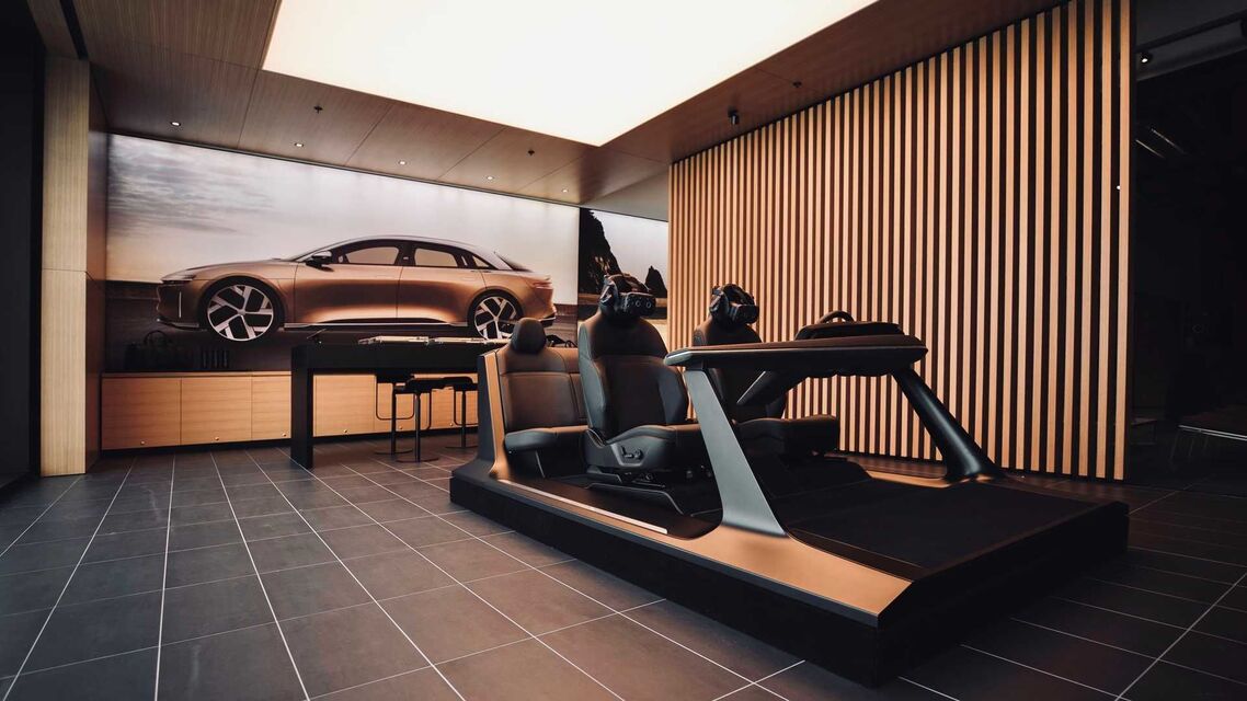 první showroom značky Lucid