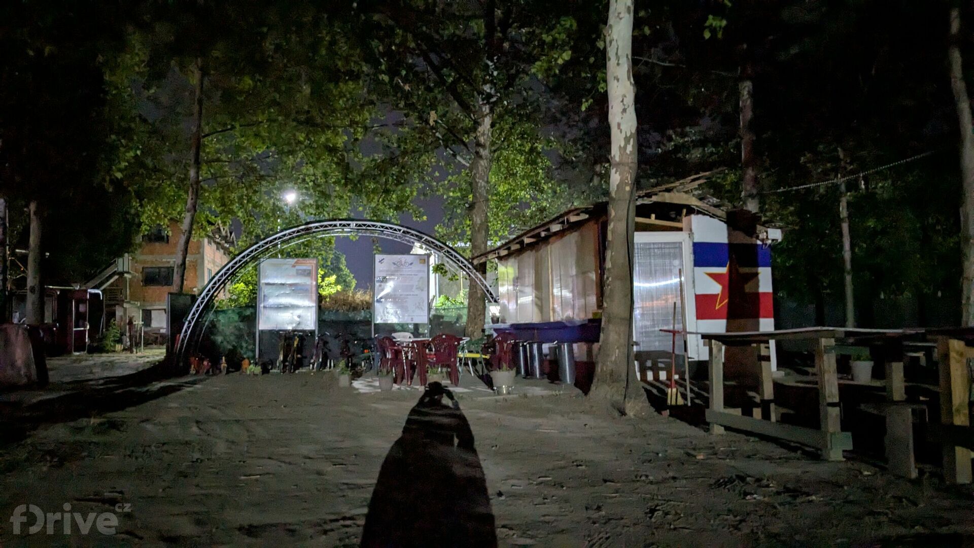 Recepce v kempu Yugoland