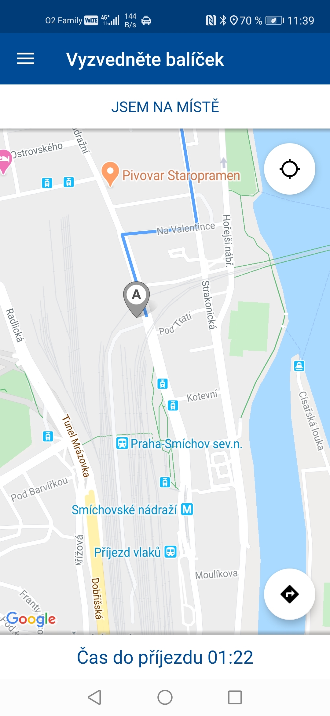 Řidičská aplikace Liftago