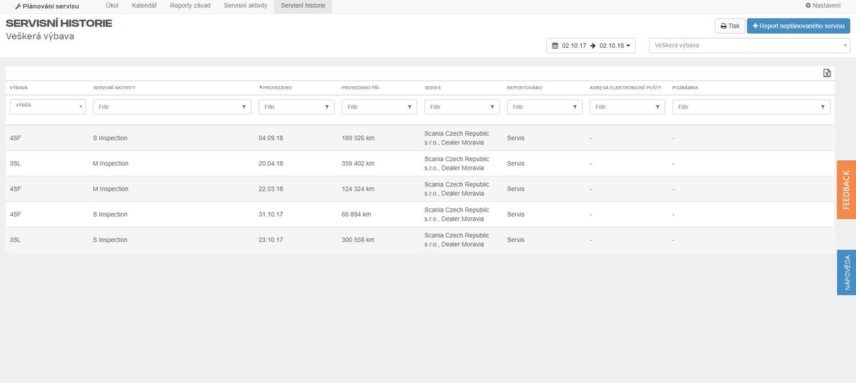 Scania Fleet Management Portal