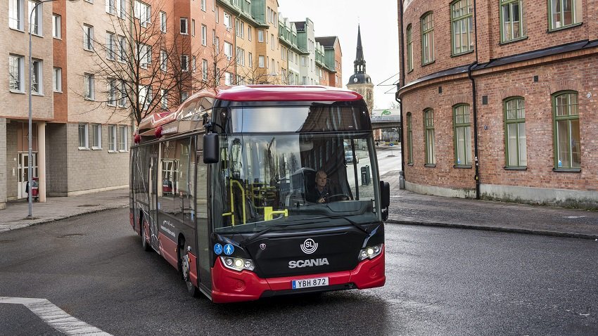 Scania hybridní elektrobus