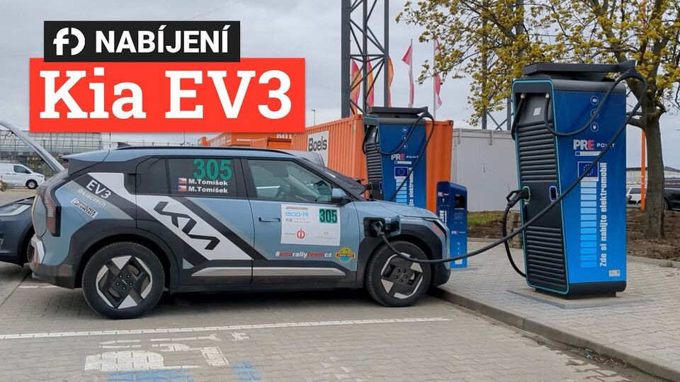 Jak rychle se nabije Kia EV3 Long Range při nízké venkovní teplotě?